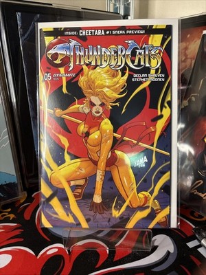 Thundercats 5 variant Dynamite 2024 NM Hot 1st Print Cheetara preview 2