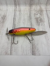 Roberson Turnip Female Wood Collectible Used Fish Lure or Rod Combo