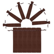 12 Pcs Thickened Pen Bags Portable Drawstring Pencil Organizer Storage Pouches