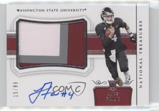 2018 Panini National Treasures Collegiate /99 Luke Falk #123 Rookie Auto RC