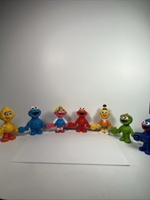 Vintage 1994 Jim Henson Sesame Street Connect And Count Toys 1 - 8 missing 6