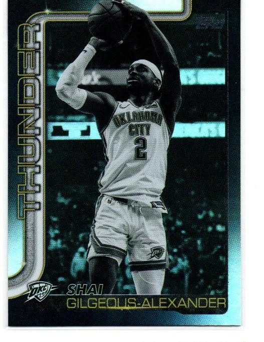 2025-26 Topps #115 Shai Gilgeous-Alexander Blackout