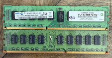 LOT OF 2 SAMSUNG 4GB 2Rx8 PC3L-10600R DDR3 Server Memory Module M393B5273DH0-CH9