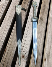 Handmade Damascus Style Decorative Sword | Personalized Gift for Him | Birthday