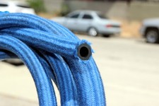 Vw N203501 7mm Blue Cloth Woven Brake Fluid Hose Bug Bus Ghia Type 3 Thing Super Vw N203501 7mm Blue Cloth Woven Brake Fluid Hose Bug Bus Ghia Type 3 Thing Super