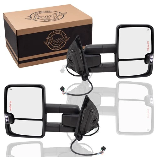 For 2014-2018 Silverado 1500 Power Mirror Extendable Performance Upgrade Set