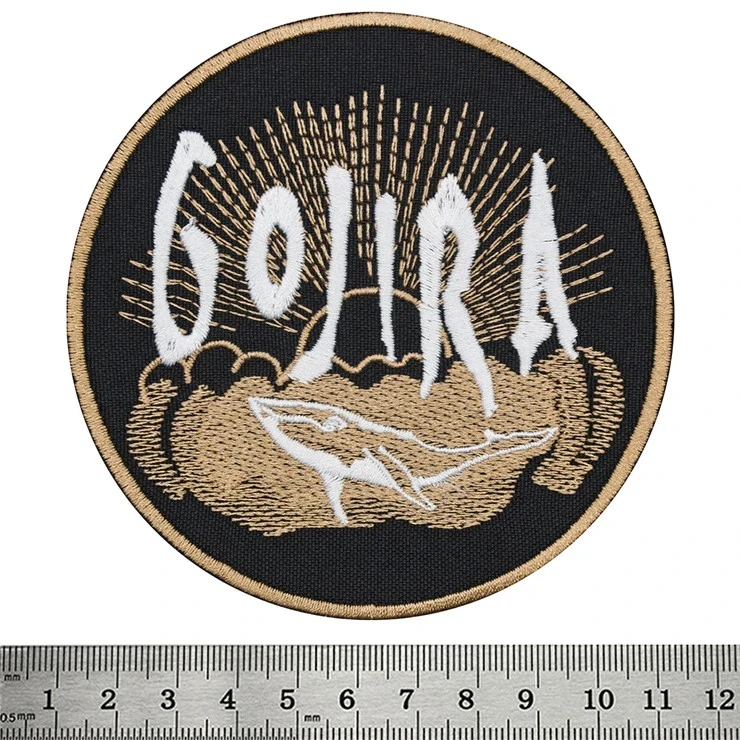 Death Band Logo Large Embroidered Sew-On Back Patch for Jacket Vest