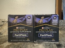 Purina Pro Plan Veterinary Supplements FortiFlora Dog 30 Count Pack of 2 