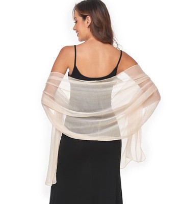 Women Shawls and Wraps for Evening Dress Lightweight Scarf Wedding Guest  Shaw... | eBay