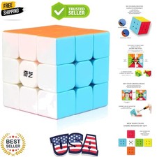 Warrior W Speed Cube 3x3- Stickerless Magic Cube 3x3x3 Puzzles Toys 56mm, The...