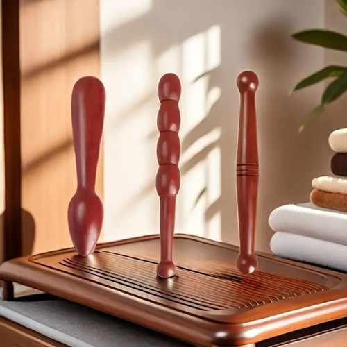 Wooden Thai Massage Tools Foot Stick Spa Hand Back Body Therapy Reflexology Wood - Picture 8 of 14