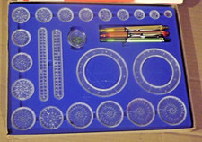 Kenner Spirograph 401  3 New Pentax V5 Pens 1967 Edition Very Good USA 
