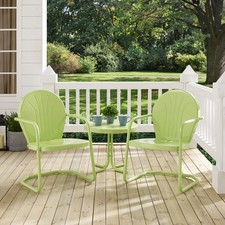 Crosley Griffith 3-piece Metal Outdoor Armchair Set