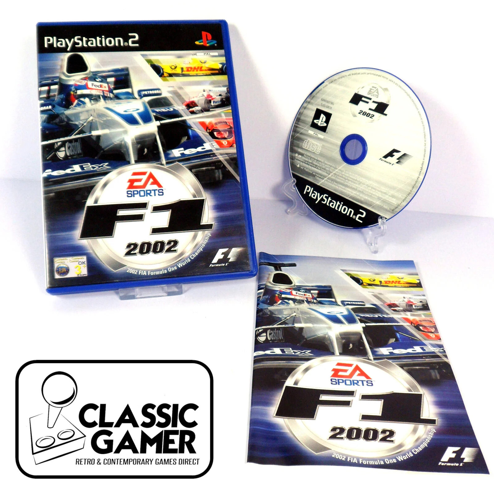 F1 2002 EA Sports (PS2) *NEAR MINT*