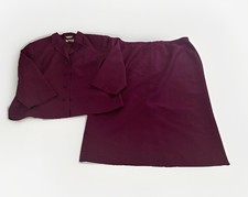 Talbots Womens 18 Pink Purple 2 Pc Lined 100%...