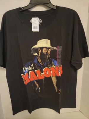 Post Malone Cowboy Tour Black Shirt Size XXL Posty Co. 100% Cotton