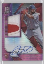 2020 Panini Chronicles Spectra Neon Pink Prizm 23/49 Deivy Grullon Auto 0a9a