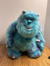 Retired 2005 Monsters Inc Sully Animated Talking Plush 15 Inch Tall Disney Toy