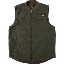 Used Wrangler padded duck vest men's size M approx.