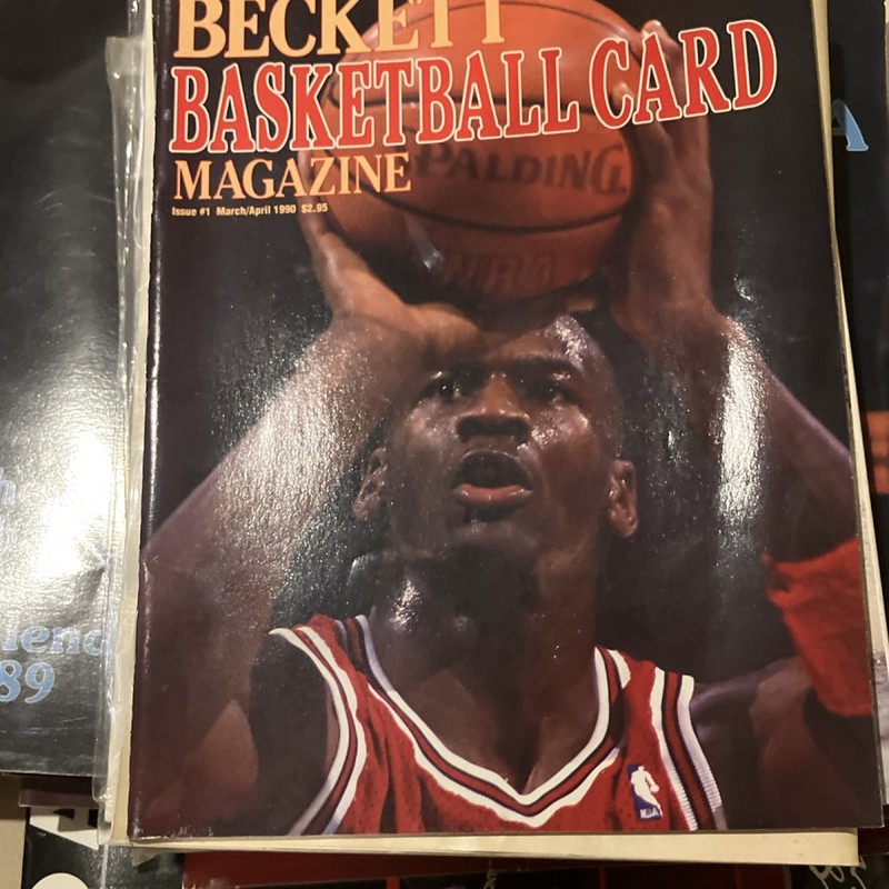 Beckett Basketball Card Magazine Issue #1 March/April 1990 Patrick Ewing