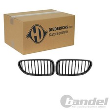 DIEDERICHS SPORT KÜHLERGRILL NIEREN SCHWARZ GLÄNZEND passend für BMW 6er F12 F13
