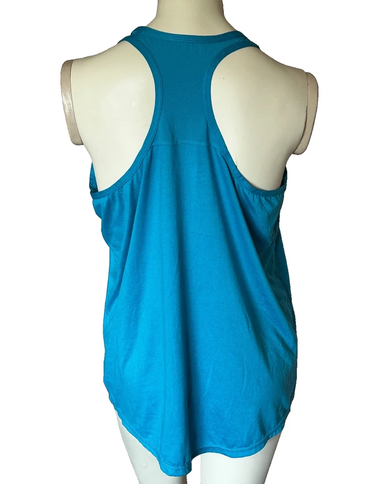 Top deportivo Xersion para mujer espalda deportiva azul aguamarina talla XXL Foto 3 de 4