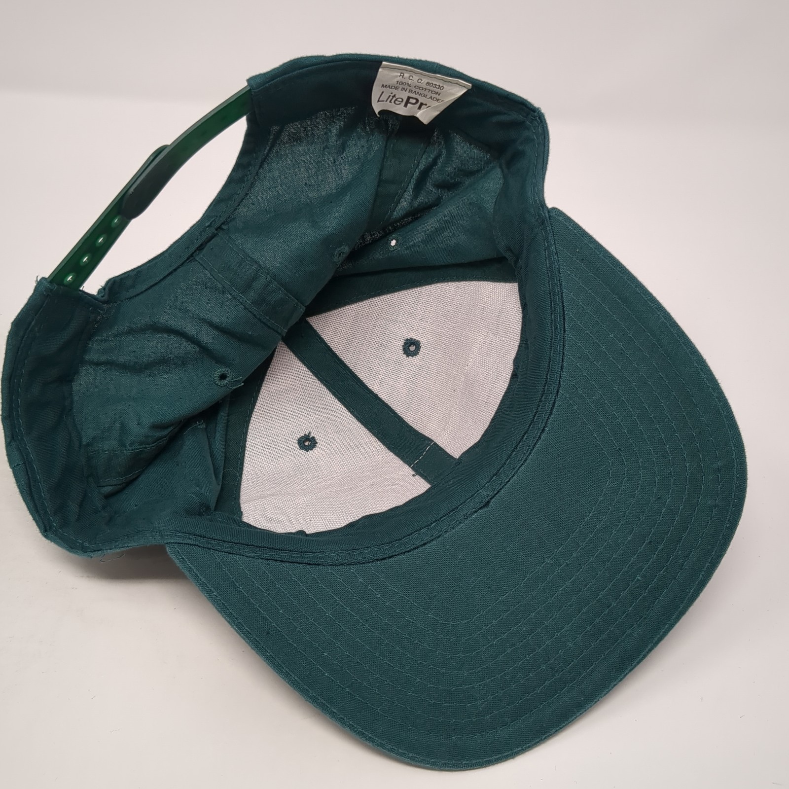 Fastline Patch Snapback Hat Green One Size Solid … - image 7