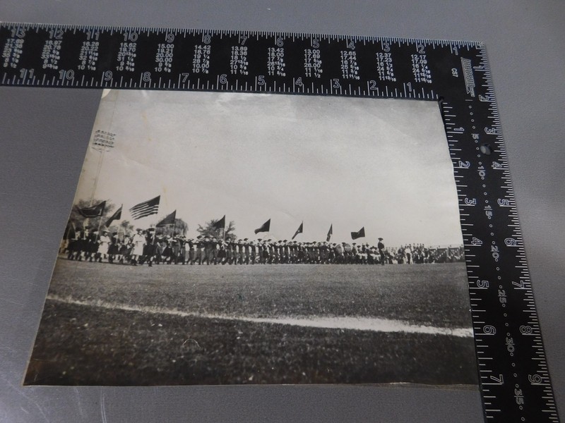 One B&W Press Photo of the TROOPERS 'Off the Line"  Drum & Bugle Corps Vegas '62