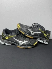 Mizuno Wave Lightning Z Black & Yellow Indoor Volleyball Shoes US Women’s 9