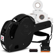X 1 Line Price Gun Kit - 1 Line Label Gun with 9000 White Blank Labels, and an E