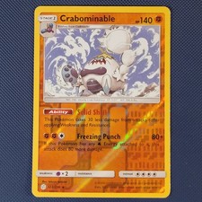Crabominable 122/236 - Cosmic Eclipse - Rare Reverse Holo Pokemon Card - LP