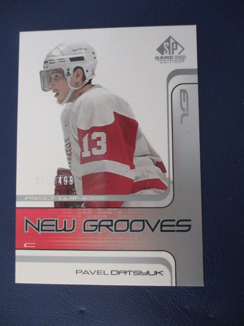 2001-02 SP Game Used Edition - New Grooves Pavel Datsyuk #75  /499 (RC)