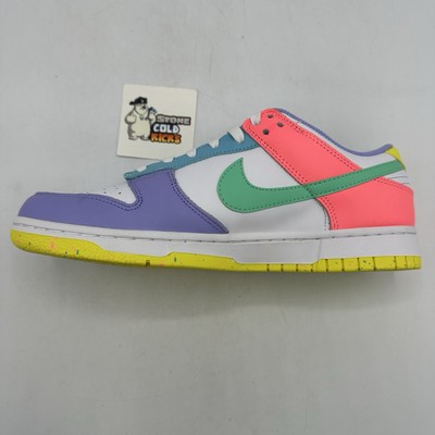 Nike Dunk Low SE Easter Candy W DD1872-100 School Size 10.5W/9M