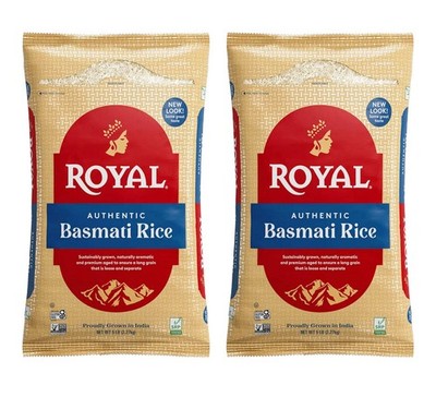 Royal - Naturally Aged Authentic Long Grain White Basmati Rice - 10 LBS