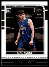 2024-25 Hoops Juan Nunez Rookie San Antonio Spurs #266