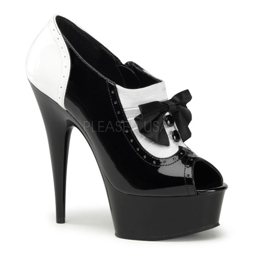 Womens Halloween Sexy Tuxedo Shoes size 