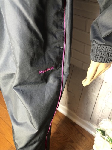 ladies reebox sweatsuit Sport Pink And Gray Vintage L 16-18 - Picture 4 of 14