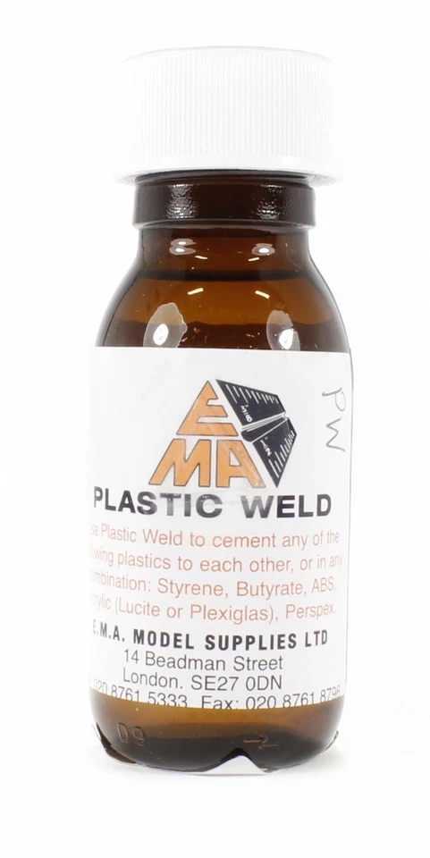 Plastic Weld 57ml bottle EMA Superior Glue PW