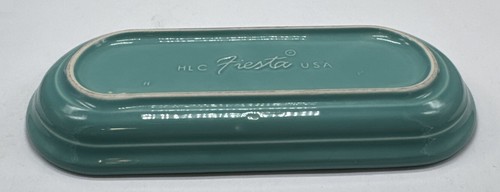 Fiestaware Turquoise Blue Bread Loaf Plate Tray Platter Pan 12” Fiesta Ware HLC - Picture 13 of 23