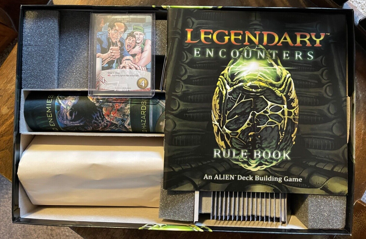 Legendary Encounters an Alien Deckbuilding Game COMPLETE Core Box - Upper  Deck 53334824385| eBay
