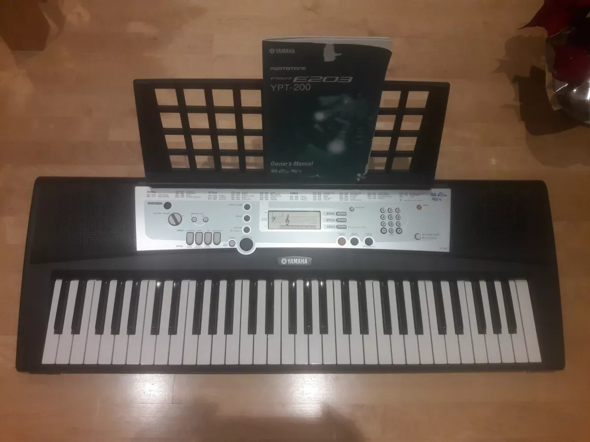 Yamaha PSR-E203 Portable 61 Key Electronic Keyboard