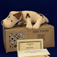RARE Vintage 1984 POUND PUPPIES Dog EARLY ORIGINAL Signed Mike Bowling 77/1000