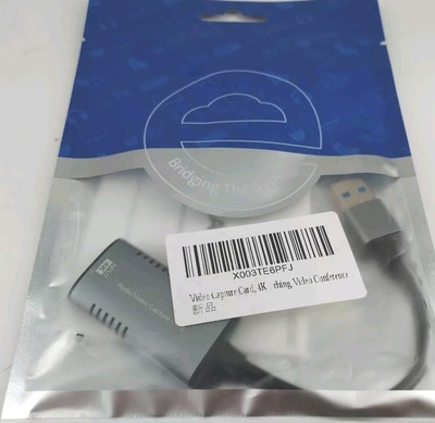 Video Capture Card HDMI Video Capture Card Device 4K Factory Sealed NEW