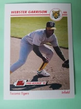 1991 Line Drive AAA Webster Garrison Tacoma Tigers #535