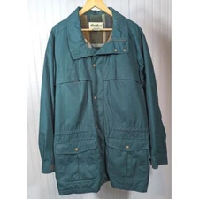 Eddie Bauer Wool Lined Mountain Parka Chore Field Barn Coat Jacket Plaid Men's L