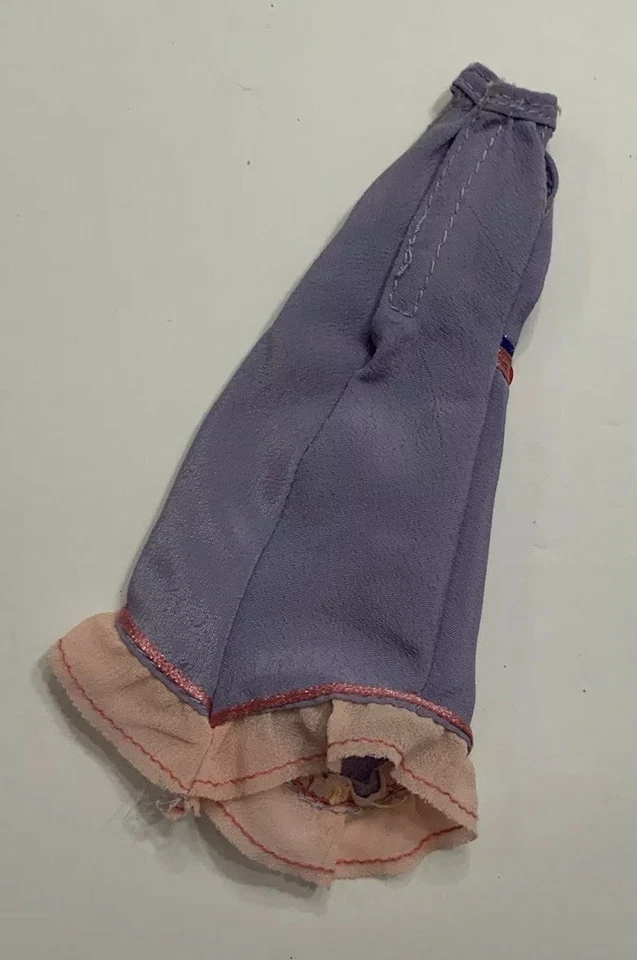 VESTIDO BRATZ JADE FORMAL FUNK 2003 PÚRPURA CLARO ROSA AZUL FLORAL MUÑECA ROPA Foto 4 de 4