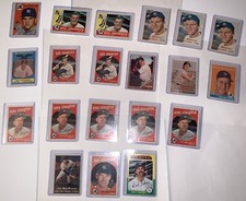 1950s 60s70s New York Yankees Topps 20 Original Authentic Vintage Baseball Cards