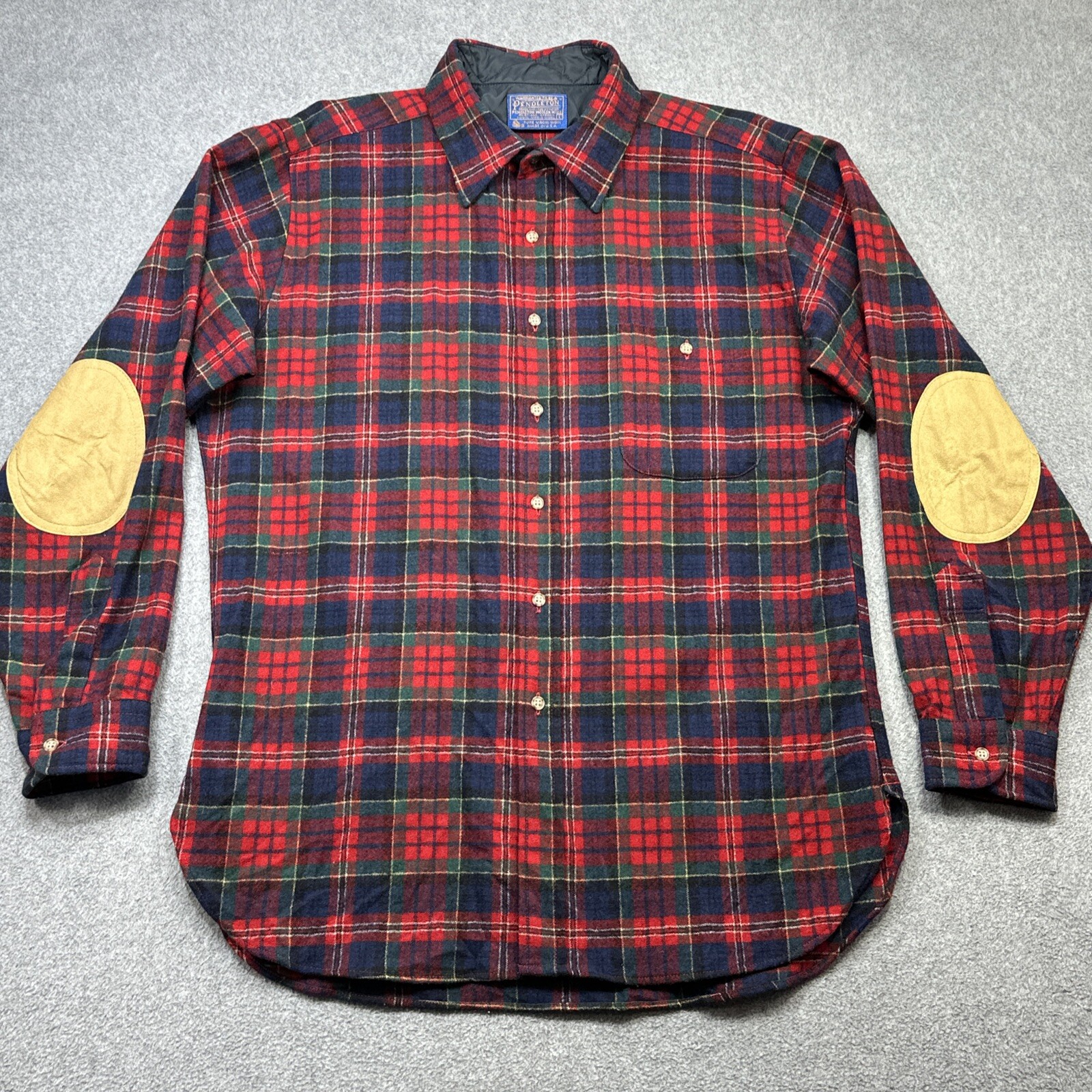 Pendleton Wool Shirt Men Large Red Macpherson Tar… - image 1