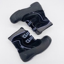 Totes Girls Waterproof Suede Rubber Hook and Loop Insulated Winter Boot 2