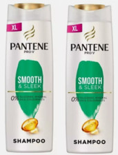 2x Pantene Pro V Shampoo Smooth & Sleek XL For Dull and Frizzy Hair 500ml